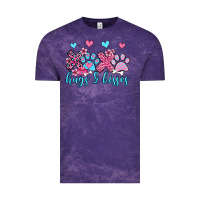 Cloud Purple xoxo hugs and kisses paws olivia Vintage Tee - OliviaCreatesArt
