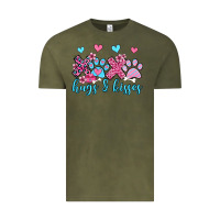 Vintage Olive xoxo hugs and kisses paws olivia Vintage Tee - OliviaCreatesArt