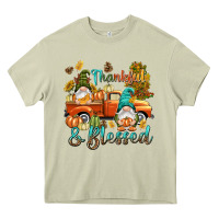 Mossy Fall Thankful and blessed Heavy Core Tee - NancyCooperArtShop