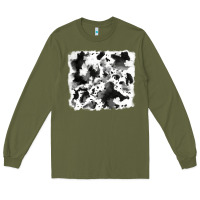 Army Green cowhide Long Sleeve Tee - RanaPortraitStore