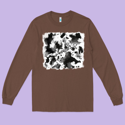 Cowhide Long Sleeve Tee Designed By Ranaportraitstore