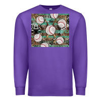 Purple western baseball tumbler Premium Sweatshirt - AdoDesignShop
