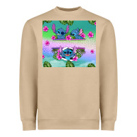 Mushroom custom name stitch Heavyweight Sweatshirt - AdoDesignShop