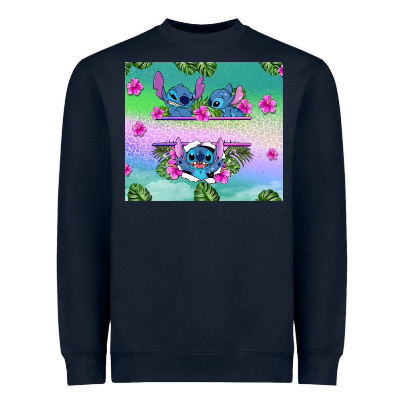 Custom Name Stitch Heavyweight Sweatshirt by AdoDesignShop | Teevron