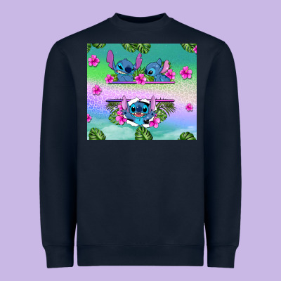Custom Name Stitch Heavyweight Sweatshirt Designed By Adodesignshop