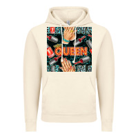 Vintage Artic nail queen hand and polish with lights and leopard seamless pattern bb Vintage Hoodie - BundleAndBundleShop