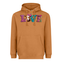 Meerkat love with guernsey cow Heavyweight Hoodie - AdoDesignShop