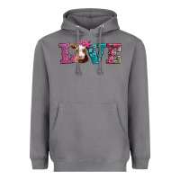 Love With Guernsey Cow Heavyweight Hoodie | Teevron