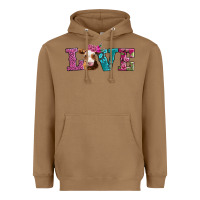 Toasted Coconut love with guernsey cow Heavyweight Hoodie - AdoDesignShop