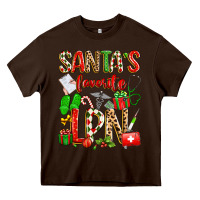 Santa's Favorite Lpn Heavy Core Tee | Teevron