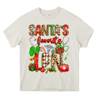 Cream santa's favorite lpn Heavy Core Tee - texasbilliewilder