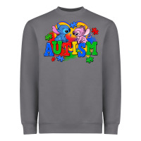 Storm autism stitch with lilo Heavyweight Sweatshirt - AdoDesignShop