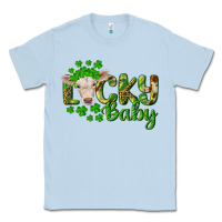 Dusty Blue Lucky baby charolais calf Classic Tee - RanaPortraitStore