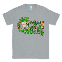 Heather Grey Lucky baby charolais calf Classic Tee - RanaPortraitStore