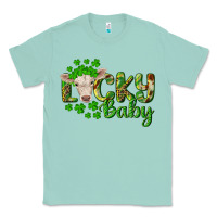 Seafoam Lucky baby charolais calf Classic Tee - RanaPortraitStore