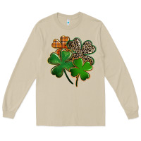 Mushroom leopard shamrock Long Sleeve Tee - FaDigitalArtStudio