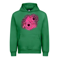Emerald ribbon patch Urban Hoodie - JahusDesignShop