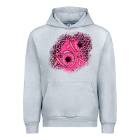 Heather Grey ribbon patch Urban Hoodie - JahusDesignShop
