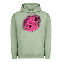 Pigment Oil Green ribbon patch Urban Hoodie - JahusDesignShop