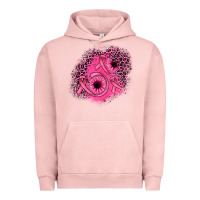 Pigment Salmon ribbon patch Urban Hoodie - JahusDesignShop