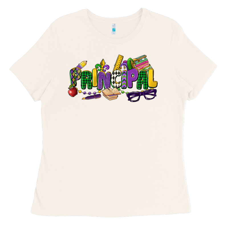 Principal Mardi Gras Cowgirl Ladies Tee by CowGirlArtShop | Teevron