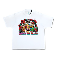 White Cinco de mayo rainbow Urban Heavy Tee - FaDigitalArtStudio