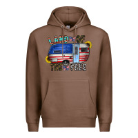 Chestnut land of the free Premium Hoodie - CowhideDigitalArt