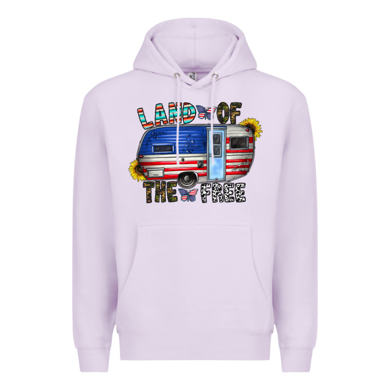 Land Of The Free Premium Hoodie by CowhideDigitalArt | Teevron