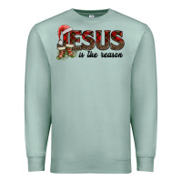 Seafoam jesus in the reason Premium Sweatshirt - AdoDesignShop