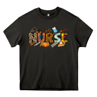 Asphalt Fall Nurse Heavy Core Tee - NancyCooperArtShop