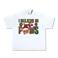 White i believe in santa paws chihuahuha Urban Heavy Tee - Jasminsmagicworld