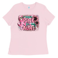 Bubblegum Pink i wear pink for my aunt Ladies Tee - CowGirlArtShop