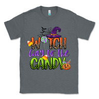 Charcoal Heather witch way to the candy Classic Tee - CowGirlArtShop