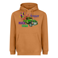 Meerkat mardi gras with truck Heavyweight Hoodie - AdoDesignShop