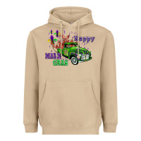 Mushroom mardi gras with truck Heavyweight Hoodie - AdoDesignShop