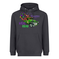 Smoke mardi gras with truck Heavyweight Hoodie - AdoDesignShop