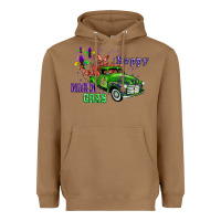 Toasted Coconut mardi gras with truck Heavyweight Hoodie - AdoDesignShop