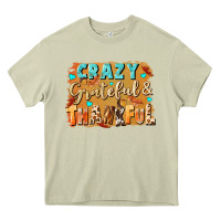 Mossy Crazy grateful and thankful Heavy Core Tee - NancyCooperArtShop