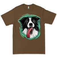 Cacao border collie Premium Tee - Jasminsmagicworld