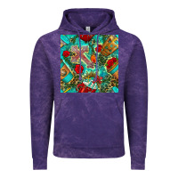 Cloud Purple faith coffee cup and cross with leopard and roses seamless pattern bbs Vintage Hoodie - BundleAndBundleShop