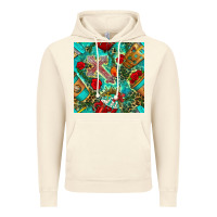 Vintage Artic faith coffee cup and cross with leopard and roses seamless pattern bbs Vintage Hoodie - BundleAndBundleShop