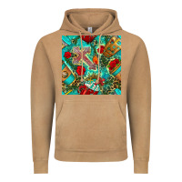 Vintage Camel faith coffee cup and cross with leopard and roses seamless pattern bbs Vintage Hoodie - BundleAndBundleShop