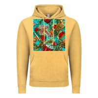 Vintage Mustard faith coffee cup and cross with leopard and roses seamless pattern bbs Vintage Hoodie - BundleAndBundleShop
