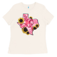 Bone texas map breast cancer Ladies Tee - CowGirlArtShop