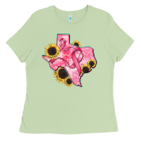 Matcha texas map breast cancer Ladies Tee - CowGirlArtShop