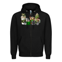 Black veteran coffee cups Zipper Hoodie - AdoDesignShop