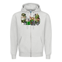 Dove Grey veteran coffee cups Zipper Hoodie - AdoDesignShop