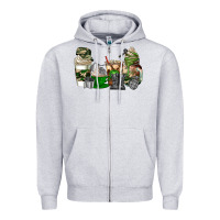 Heather Grey veteran coffee cups Zipper Hoodie - AdoDesignShop