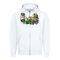 White veteran coffee cups Zipper Hoodie - AdoDesignShop
