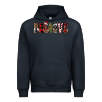 Navy believe Urban Hoodie - JahusDesignShop
